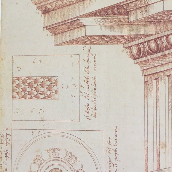 Vintage 80s NEW Palladio Basilica Architectural Rendering - Picture 4 of 14